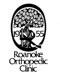 R 1955 ROANOKE ORTHOPEDIC CLINIC logo