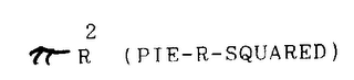 R-2 = (PIE-R-SQUARED) logo