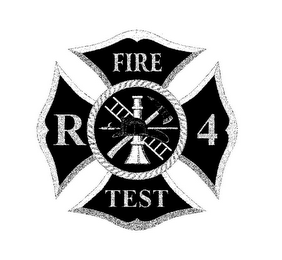 R 4 FIRE TEST logo
