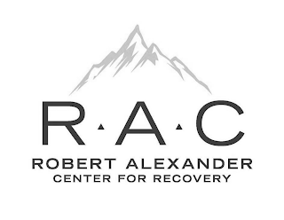 R A C ROBERT ALEXANDER CENTER FOR RECOVERY logo