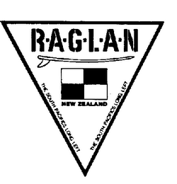 R-A-G-L-A-N THE SOUTH PACIFICS LONG LEFT logo
