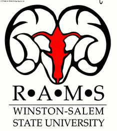 R - A - M - S WINSTON-SALEM STATE UNIVERSITY logo