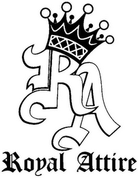 R A ROYAL ATTIRE logo