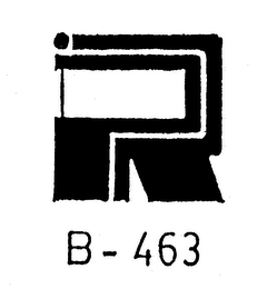 R B-463 logo