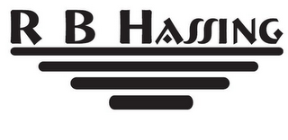 R B HASSING logo