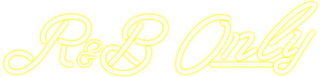 R & B ONLY logo