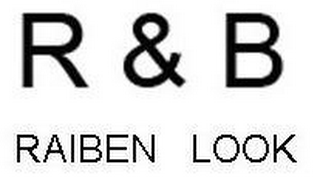 R & B RAIBEN LOOK logo
