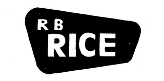 R B RICE logo