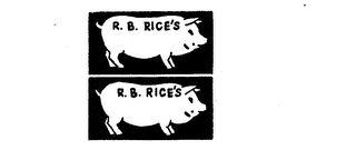 R. B. RICE'S logo