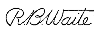 R. B. WAITE logo