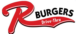 R BURGERS DRIVE-THRU logo