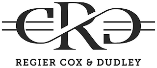 R C D REGIER COX & DUDLEY logo