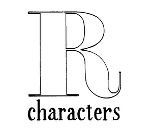 R CHARACTERS logo