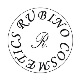R. COSMETICS RUBINO logo