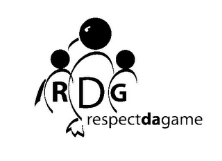 R D G RESPECT DA GAME logo