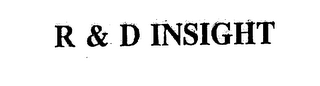 R & D INSIGHT logo