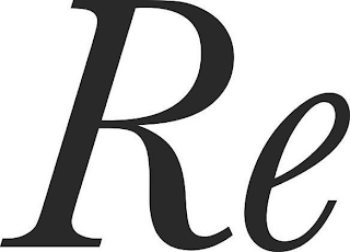 R E logo