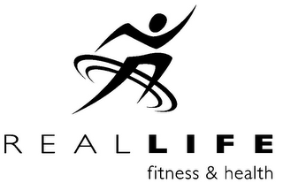 R E A L L I F E FITNESS & HEALTH logo