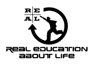 R E A L : REAL EDUCATION ABOUT LIFE logo