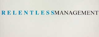 R E L E N T L E S SMANAGEMENT logo