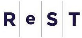 R E S T logo