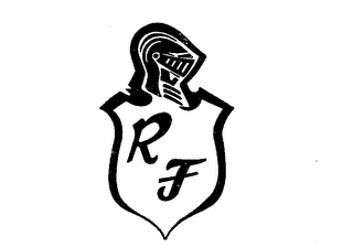 R F logo