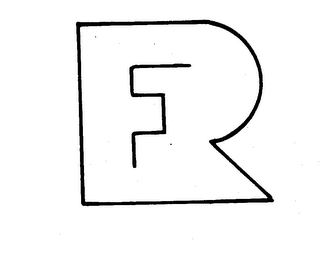 R F logo
