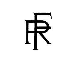R F logo