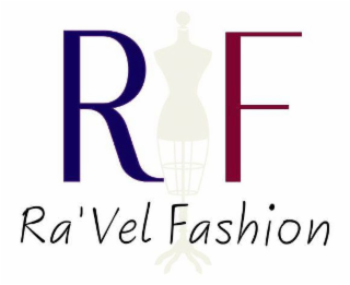 R F RA'VEL FASHION logo