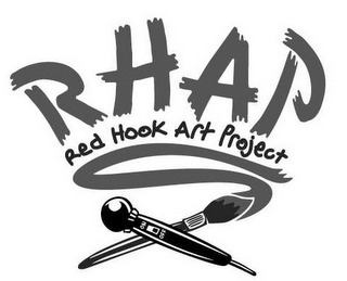 R H A P RED HOOK ART PROJECT ON OFF logo