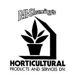 R H SHUMWAY'S HORTICULTURAL PRODUCTS AND SERVICES DIV. logo