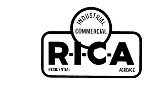 R-I-C-A RESIDENTIAL INDUSTRIAL COMMERCIAL ACREAGE logo
