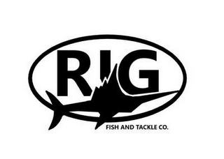 R I G FISH AND TACKLE CO. logo