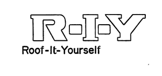 R-I-Y ROOF-IT-YOURSELF logo