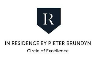 R IN RESIDENCE BY PIETER BRUNDYN CIRCLE OF EXCELLENCE logo