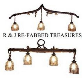 R & J RE-FABBED TREASURES logo