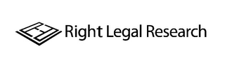 R L R RIGHT LEGAL RESEARCH logo