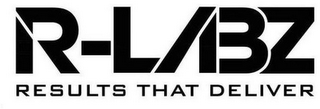 R-LABZ RESULTS THAT DELIVER logo