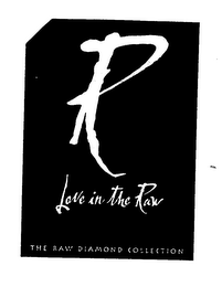 R LOVE IN THE RAW THE RAW DIAMOND COLLECTION logo