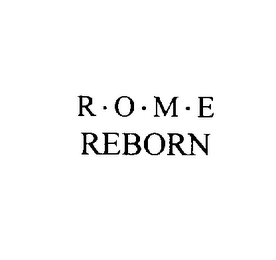 R O M E REBORN logo