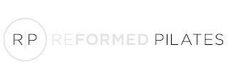 R P REFORMED PILATES logo
