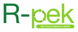 R-PEK RECYCLED MIXED PLASTIC logo