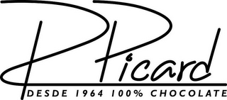 R PICARD DESDE 1964 100% CHOCOLATE logo