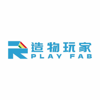 R PLAY FAB logo