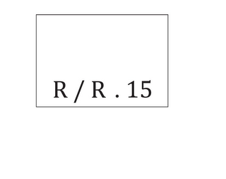 R / R . 15 logo