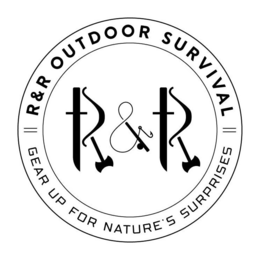 R & R R & R OUTDOOR SURVIVAL GEAR UP FOR NATURE'S SURPRISES logo