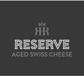 R + R RESERVE AGED SWISS CHEESE logo