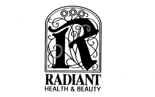 R RADIANT HEALTH & BEAUTY logo