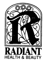 R RADIANT HEALTH & BEAUTY logo