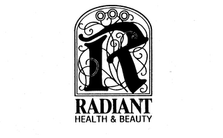 R RADIANT HEALTH & BEAUTY logo